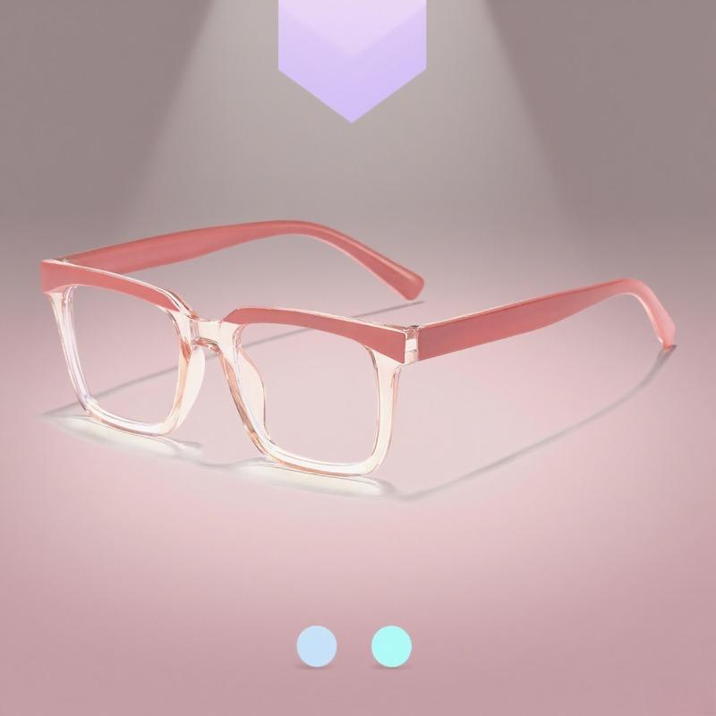 Retro Square Frame Transparent High Definition Anti Blue Light Reading Glasses Men Women Fashion Computer Presbyopia Eyeglasses