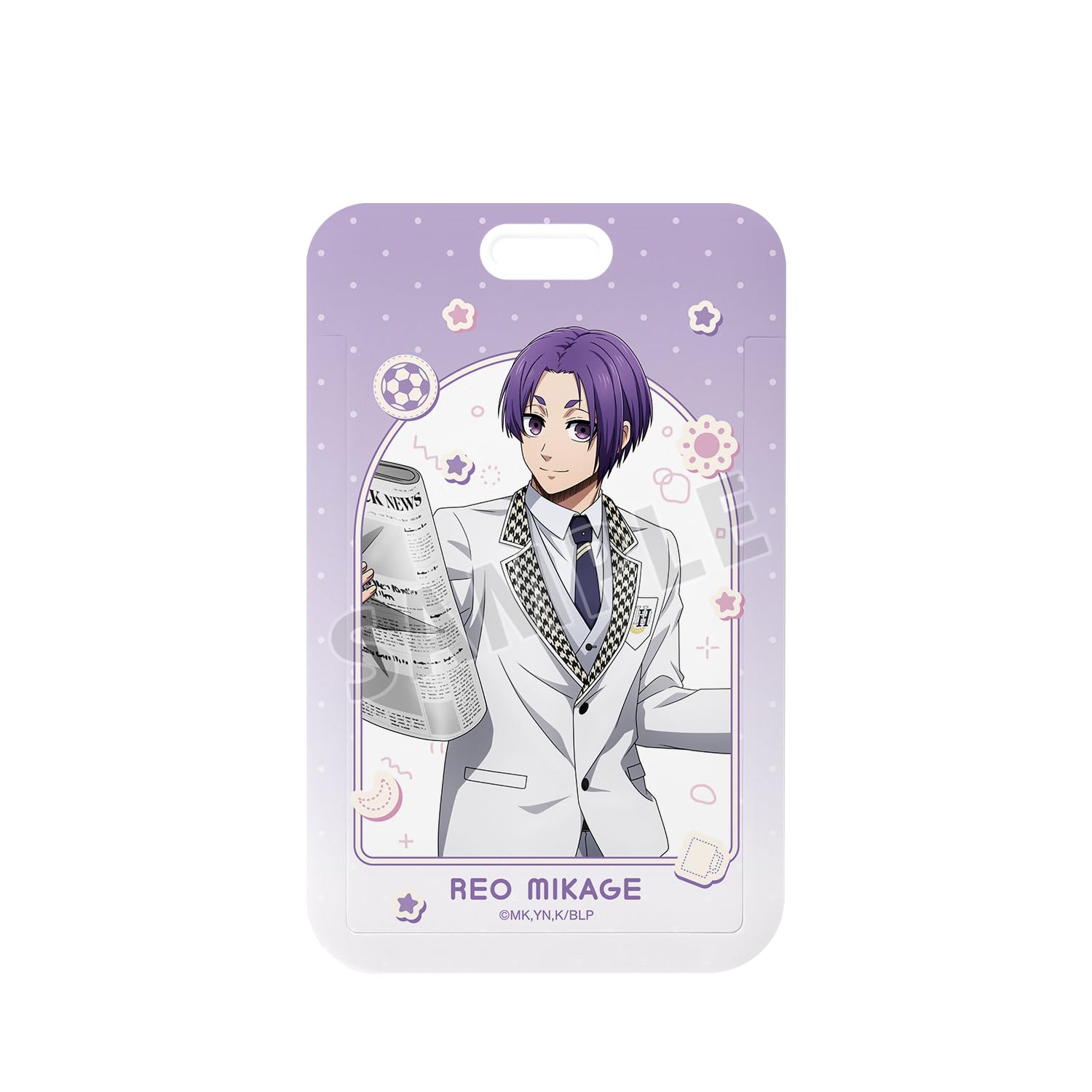 

TV anime Original illustration of Reo Mikage Morning routine Photo card holder Blue Lock ver.