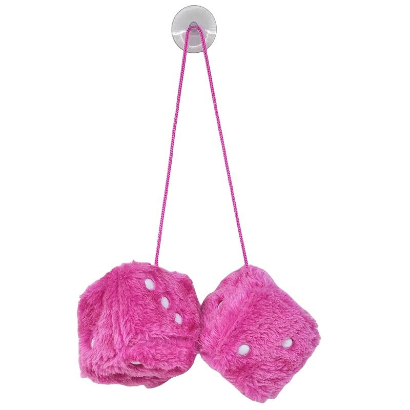 Soft Plush Dice Toy Hanging Decoration For Car Festive Ornament