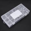 160Pcs Hose Clamps Silver 304 Stainless Steel Spring Clip for Fuel Diesel Petrol Pipe