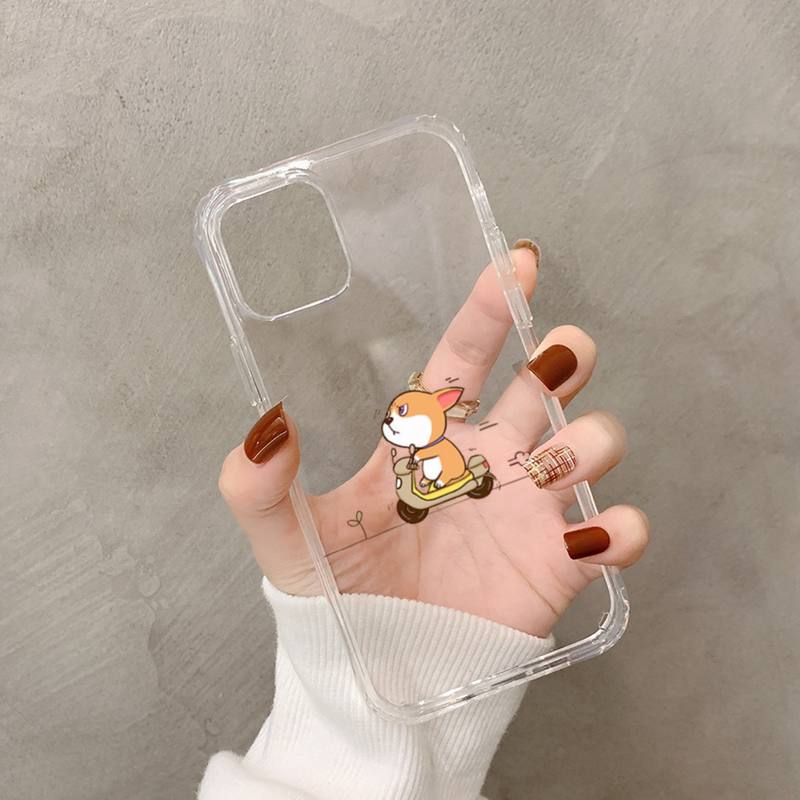 Funny Cute Dog Corgi Phone Case for iphone 13 11 12 pro XS MAX 8 7 6 6S Plus X 5S SE 2020 XR case