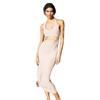 2025 Spring Women's European & American Style French Fashion Versatile Halter Neck Slim Dress
