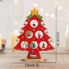 Wooden Christmas Tree Desktop Ornament DIY Mini Christmas Tree Decorations Window Display Ornament Adornos Navideños