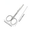 Professional Stainless Steel Scissors for Eyebrows, Nose Hair, and Sewing