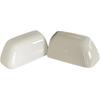 Oxford White Mirror Cover Caps For 2008-2024 Ford F250 F350 F450, Super Duty Towing Truck Accessories (17-22 Super Duty Oxford White)