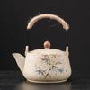 Flint Red Bamboo Xi Shi Teapot Set with Filter & Fairness Cup