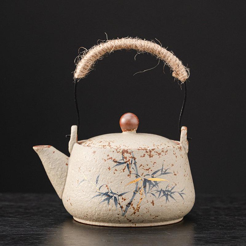 Flint Red Bamboo Xi Shi Teapot Set with Filter & Fairness Cup