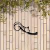 Metal Wall Art Cat Sculpture Indoor Outdoor Garden Decor Gift