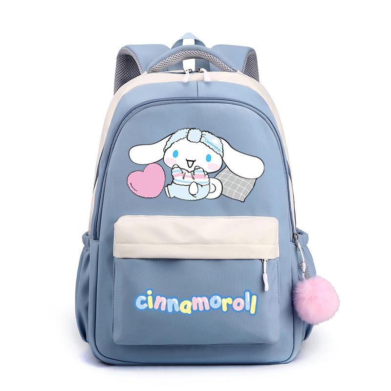 Big-Eared Dog Cute Cartoon Printed Backpack Middle School Bag