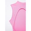 Kaslead New Arrival Women's Clothing Fashion Style Fashion Silm Balloon Style Rib Dress 0085361