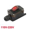 Inline napájecí kabel 110V-220V 12V-24V Námořní kolébkový spínač Zapnuto Vypnuto Vodotěsná propojovací skříňka IP67 20A Vysokoproudý konektor Venkovní