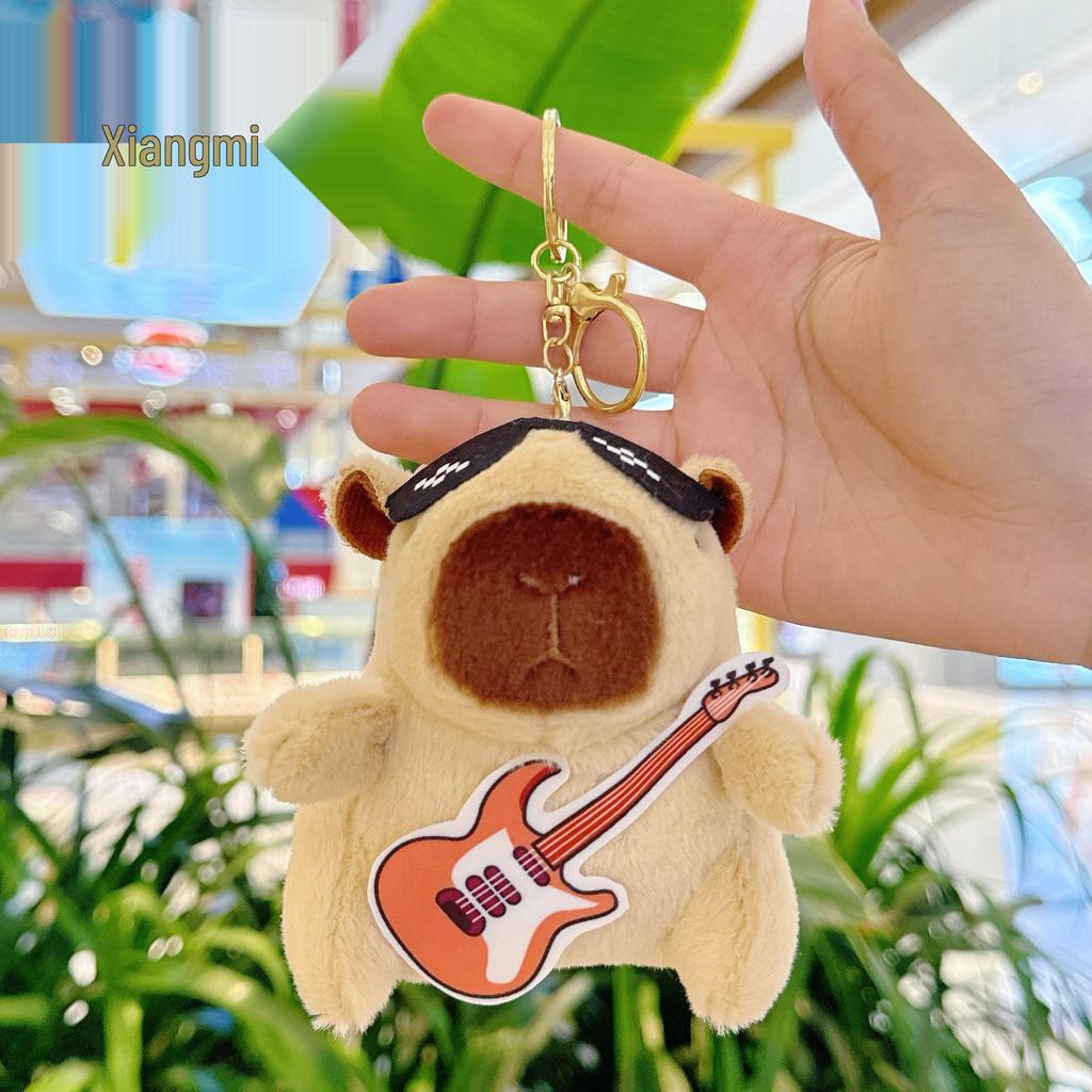 Cute Capybara Plush Toy Pendant & Keychain Charm