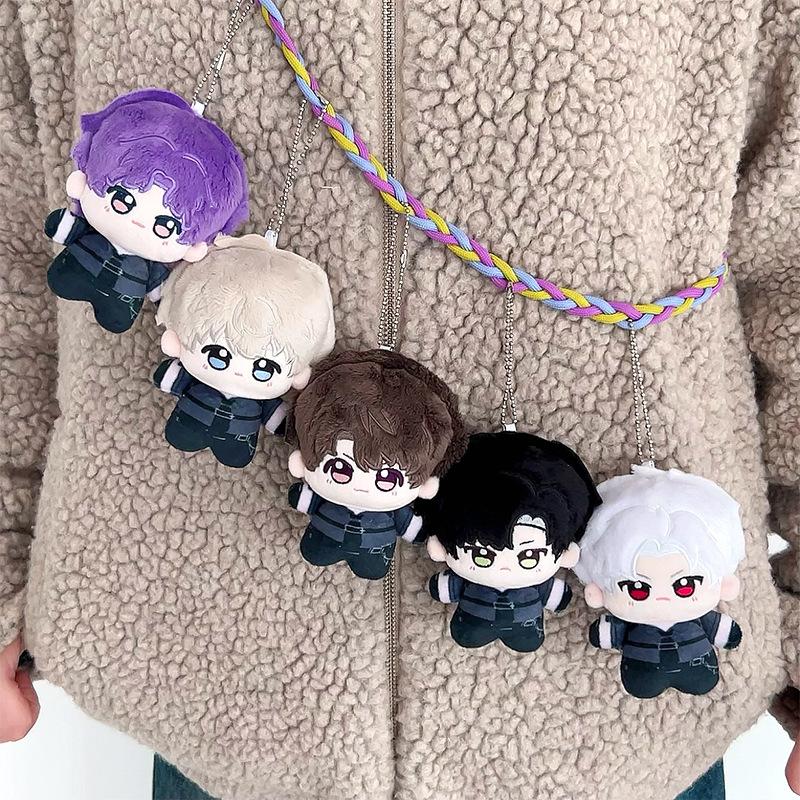 10cm Anime Love and Deepspace Plush Toys Sylus Rafayel Xavier Zayne Caleb Pendant Stuffed Doll Plushie Key chain Christmas Gifts