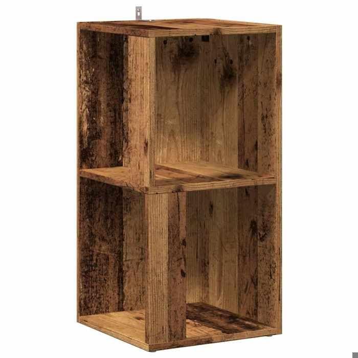 VidaXL Corner Cabinet Old Wood 33x33x67 Cm Engineered Wood, Corner Shelf, Bookcase, Display Cabinet, Bookshelf, 856718