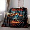 1pc AC/DC Band Merchandise Blanket Versatile for Couch, Office Bed