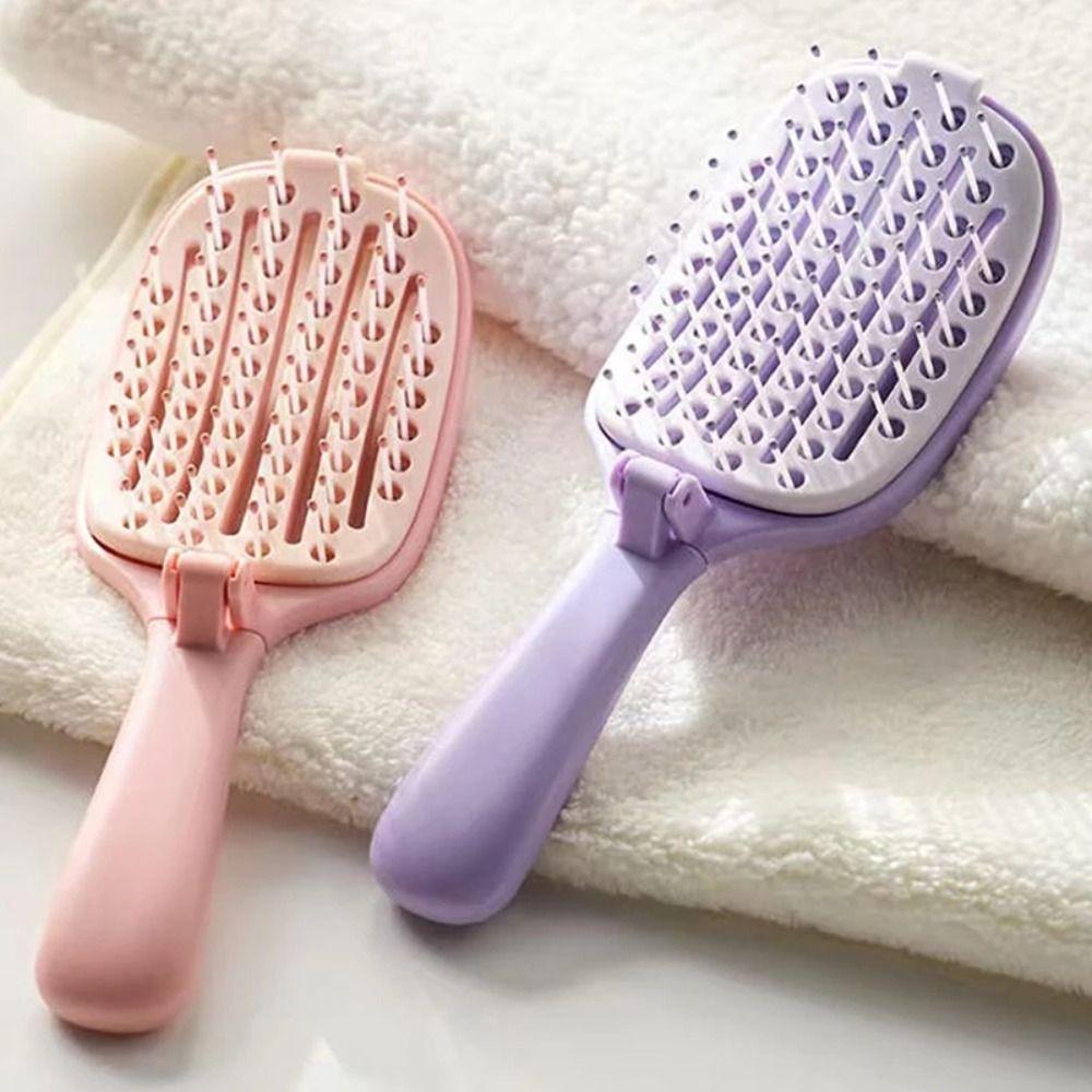 Hollow Design Scalp Massage Comb Spring Bone Hair Styling Tool  Beauty Health