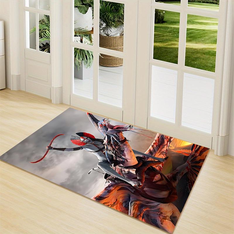 1Pc Alien Faces Space Carpet Rug Customizable Soft Washable Antislip Home Living Room Sofa Mats Personalized Rug 0917287