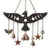 Exorcism Lucky Wind Chime Metal Bat Dragon Wind Bell Butterfly Eagle Wind Catcher Wall Window Hanging Ornament for Home Garden Patio Decoration