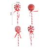 Cartoon Big Lollipop Ornament Large Xmas Candy Hanging Decor  Winter Home Decor