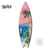 Wasserdichtes Holzschild Hawaiianisches Surfbrett Wandkunst, Tropisches Stranddekor Schild, Sommer Aloha Thema Hängendes Schild Langlebig für Wohnzimmer Kinder