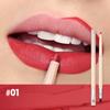 Double-headed Fine Slim Lip Pencil with A Brush Waterproof Easy To Color Matte Long-lasting Waterproof Non Stick Cup Pigment Sexy Lip Cosmetics