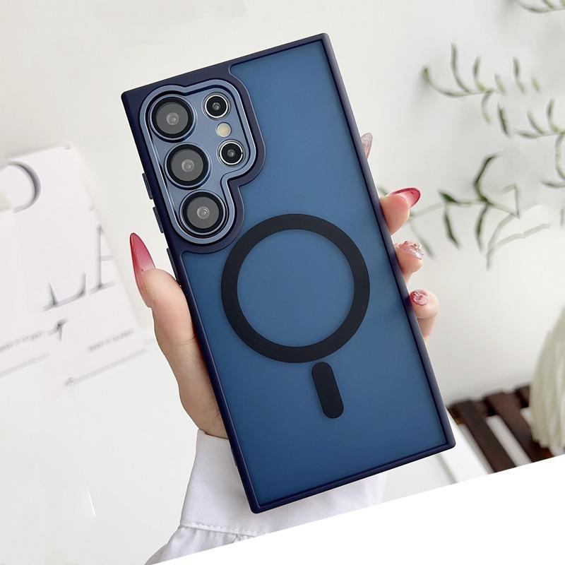 Suitable for Samsung A56 Magnetic Phone Case Galaxy A55 5G Skin Feeling A16 Matte S25 Anti Fall A36 Protective Case