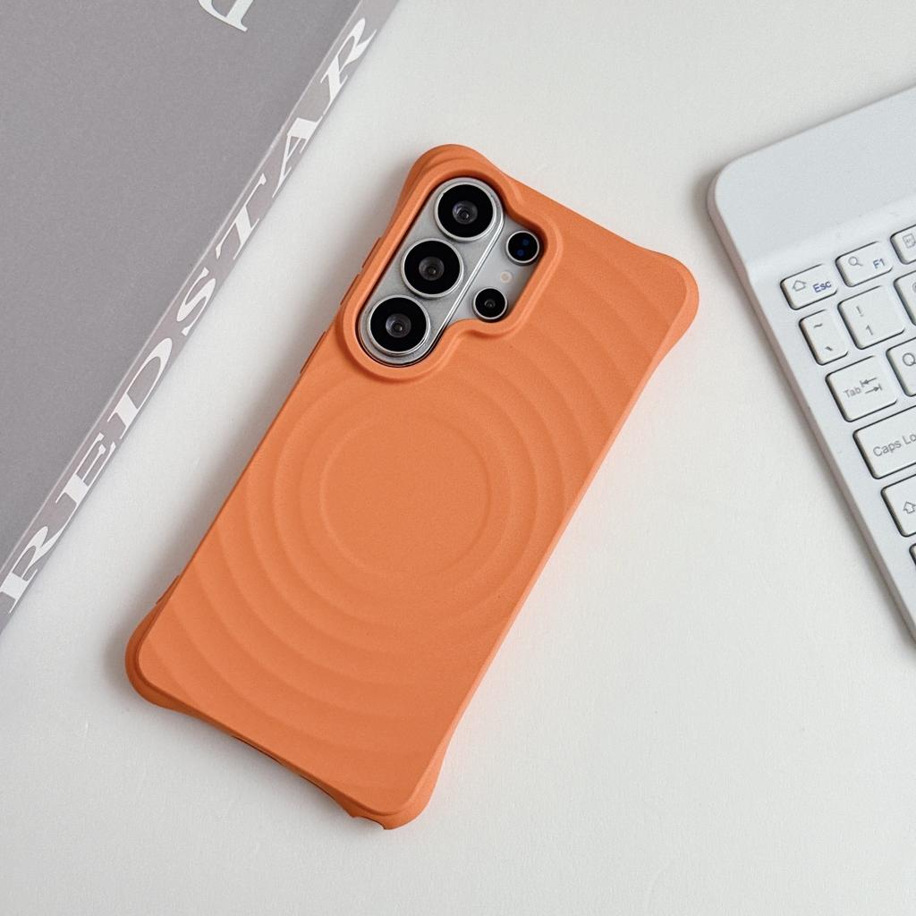Water Ripple Silicone Magnetic For  Phone Case For Samsung Galaxy S26 S2 S24 S23 Ultra Plus Wireless Charge Soft Cover