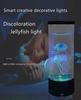Neue Dekoration für Zuhause, Quallenlampe, bunte Farbwechsel, Fernbedienung, LED-Stimmungsatmosphäre, Simulationsquallenlampe, Tischlampe