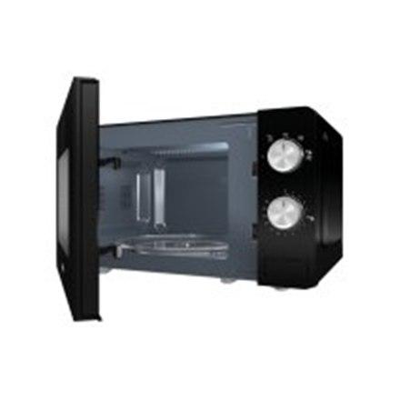 Gorenje | Mikrovlnná trouba | MO20E1B | Volně stojící | 20 l | 800 W | Černá