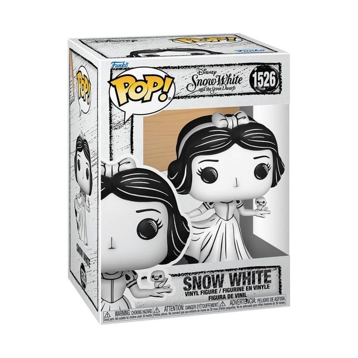 Figur - FUNKO - Schneewittchen (Skizzieren) - Vinyl 9 cm - Graustufen - Kinder ab 3 Jahren