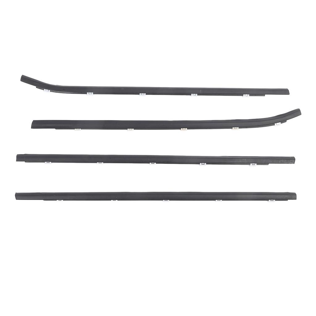 4PCS Car Door Window Weatherstrip Windproof Dustproof Water Resistant Decorative 82210 2L000 for