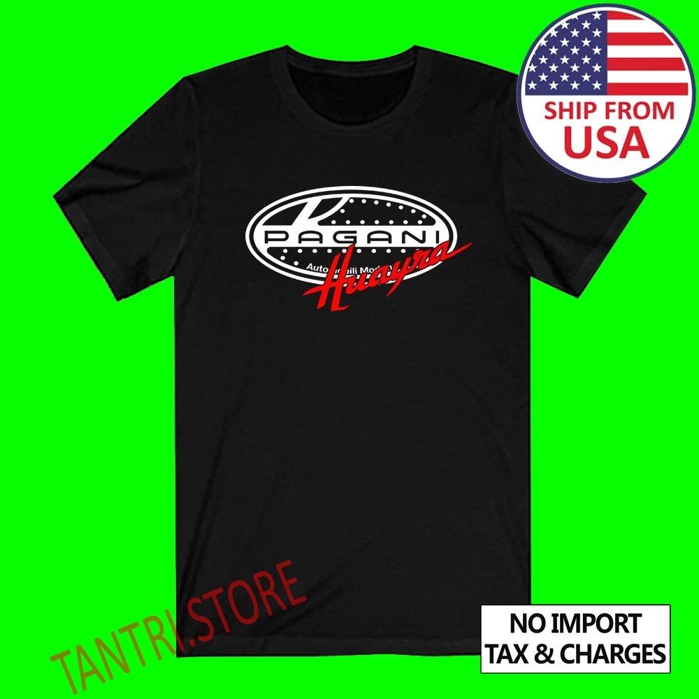 Pagani Huayra Racing Car Men s Black Size S to 3XL L