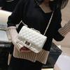 bag women's new trendy rhombus chain bag shoulder oblique span bag women's bag versatile small square bag