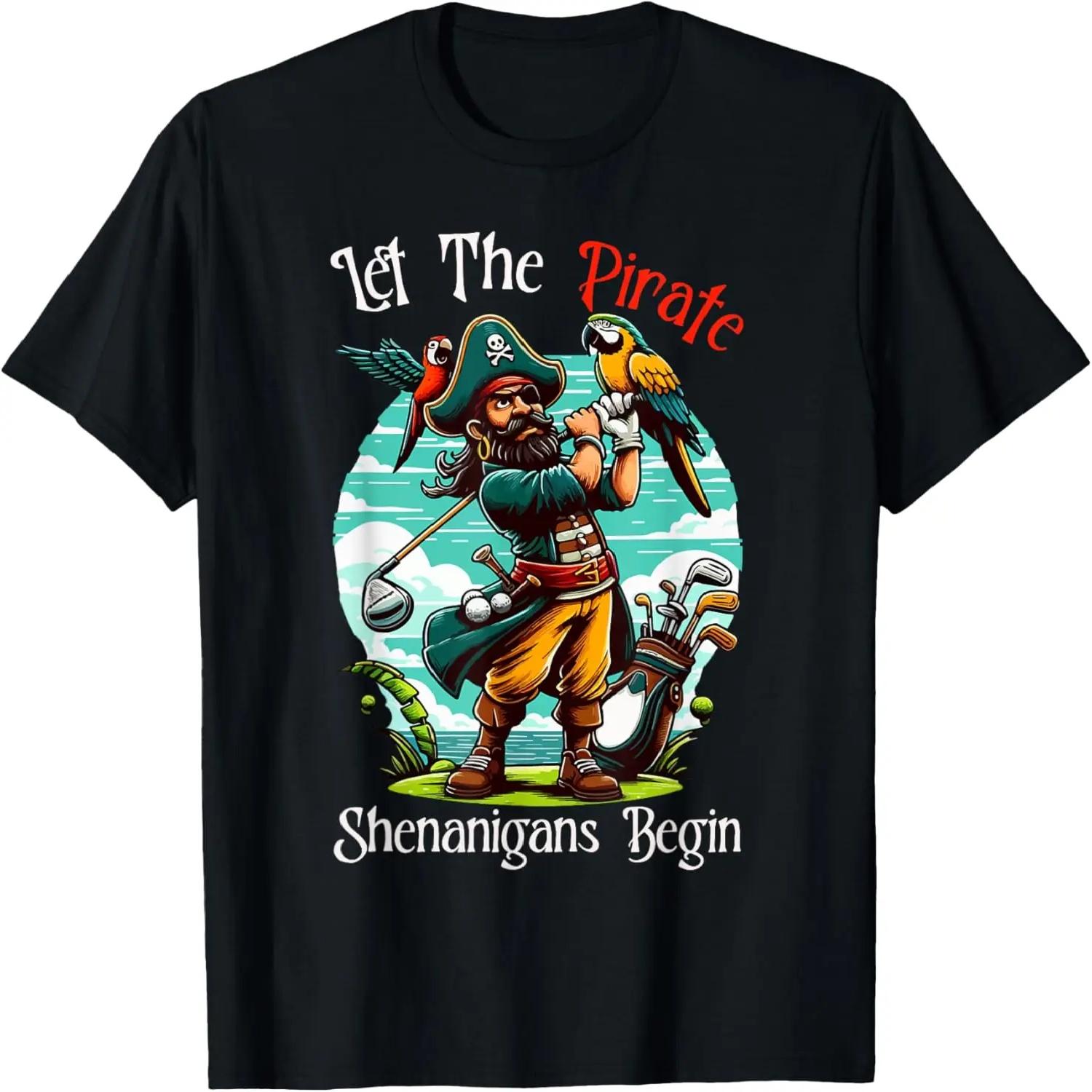 Let the Pirate Shenanigans Begin, Golf Halloween S чёрный