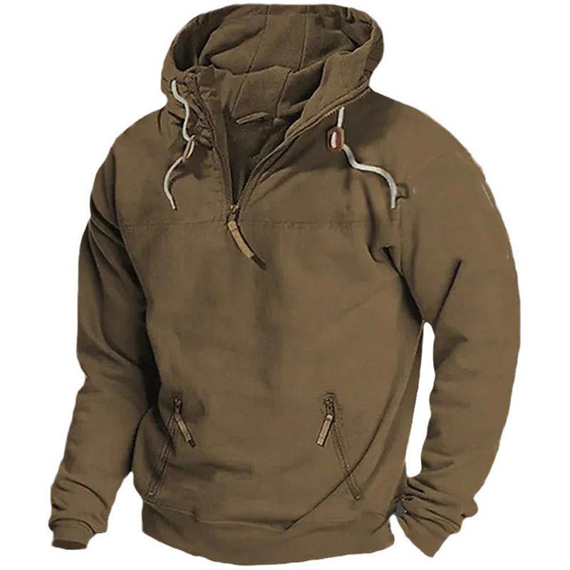 2023 Autumn/Winter Men's Hooded Sweatshirt: Youthful, Casual, and Loose-Fit Jacket