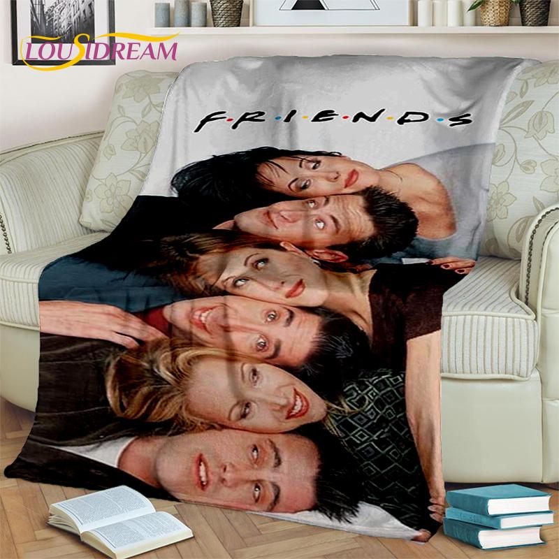 Classic Central Perk Friends TV Show Blanket,Soft Throw Blanket for Home Bedroom Bed Sofa Picnic Travel Office Cover Child Gift