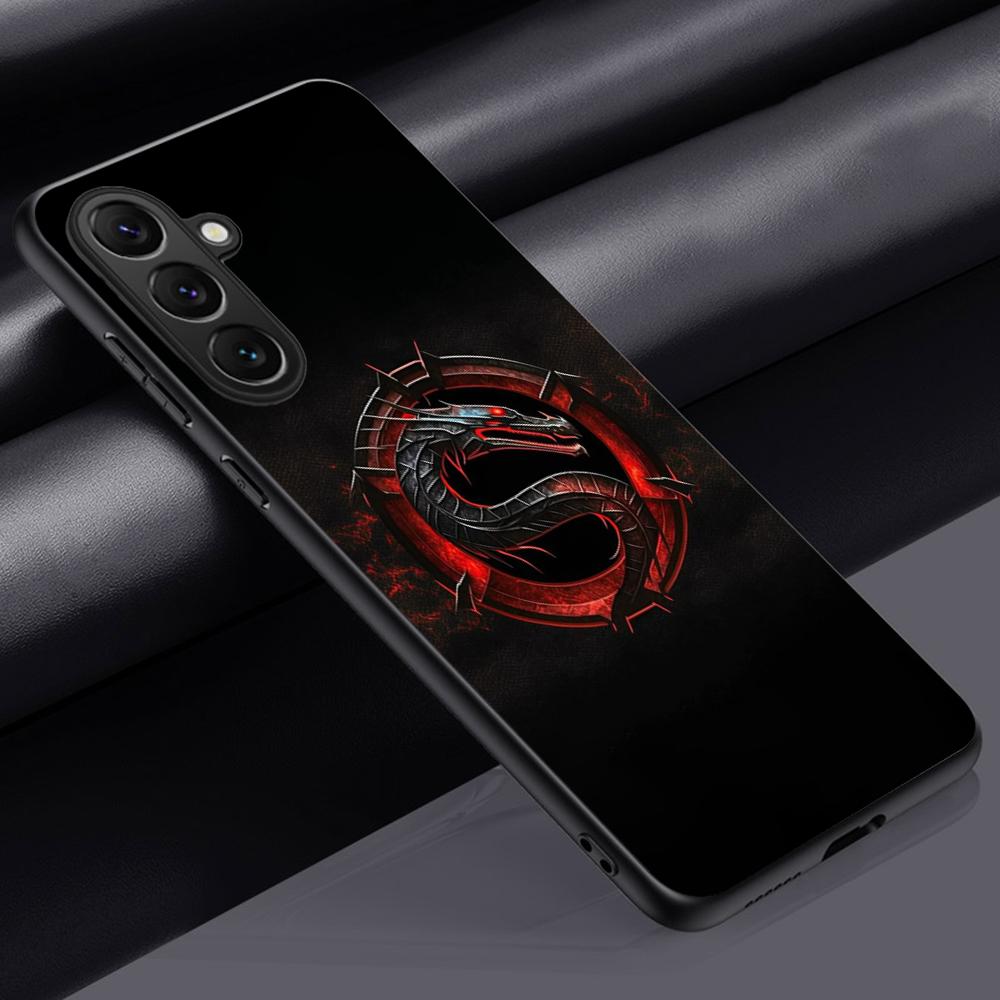 

Hot game Mortal Kombat pattern Phone Case For Samsung Galaxy S25 S24 S23 S22 S21 S20 Plus Ultra Note20 Soft Black Samsung S25 Ultra
