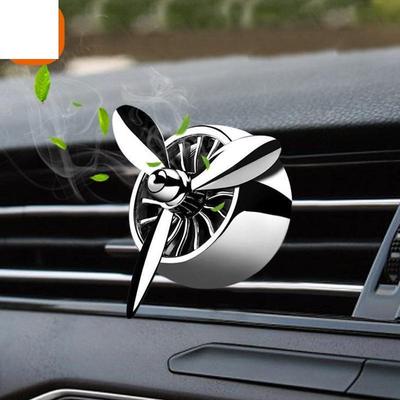 Désodorisant d'odeur de climatisation de voiture, en alliage LED, sortie de ventilation automatique, Clip de parfum, aromathérapie fraîche, lumière d'ambiance