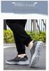 Men's Spring Slip-on Walking Shoes: Breathable Mesh, Lightweight, Large Size, Perfect for Middle-aged & Elderly Casual Wear.