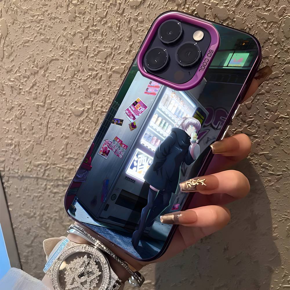 Call of Night N-Nazuna nanakusa Phone Case For iPhone 16,15,14,13,12,11,Mini,Pro,E,SE4,XS,MAX Purple Candy Matte Cover