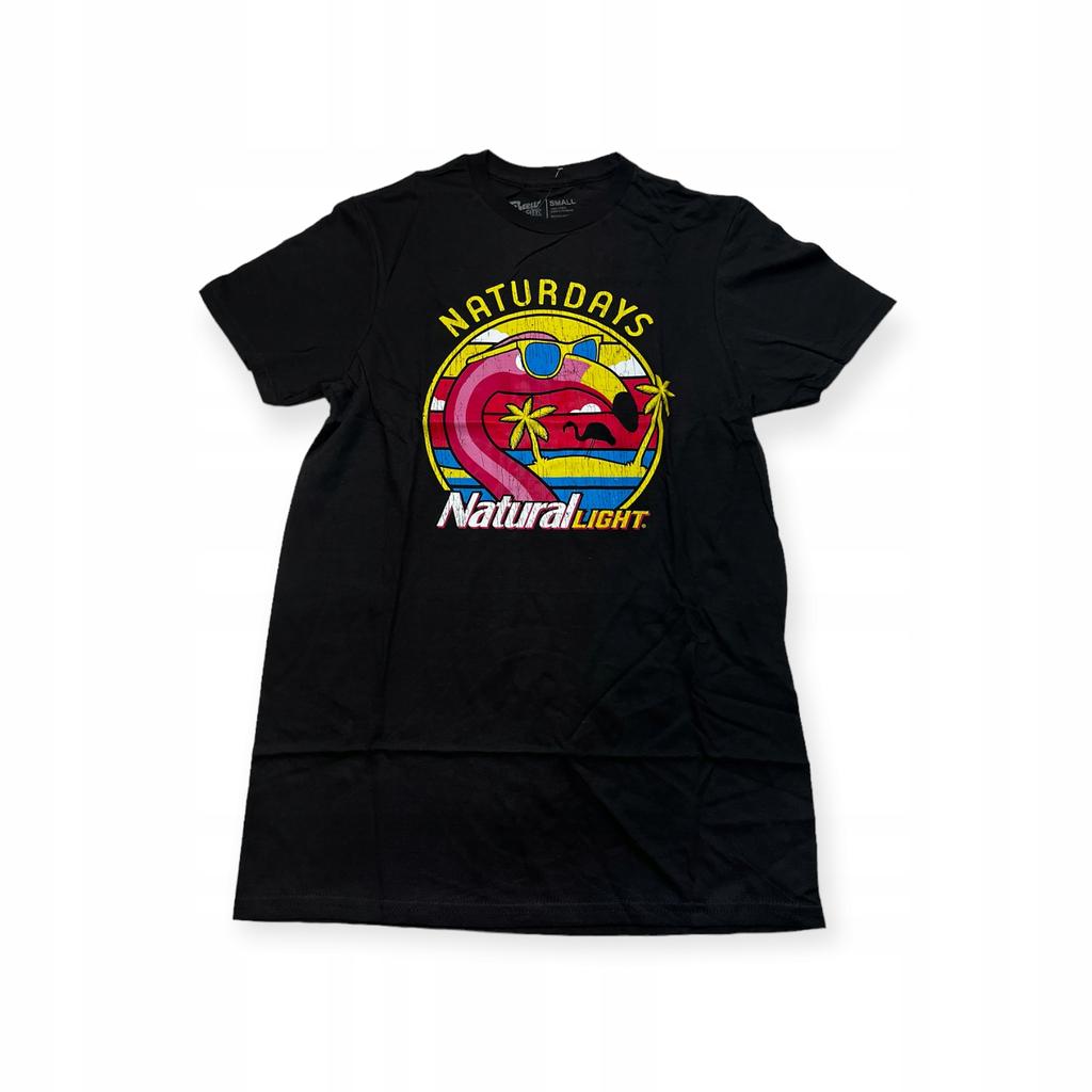 Koszulka T-shirt męski okrągły dekolt SPENCER'S nadruk L