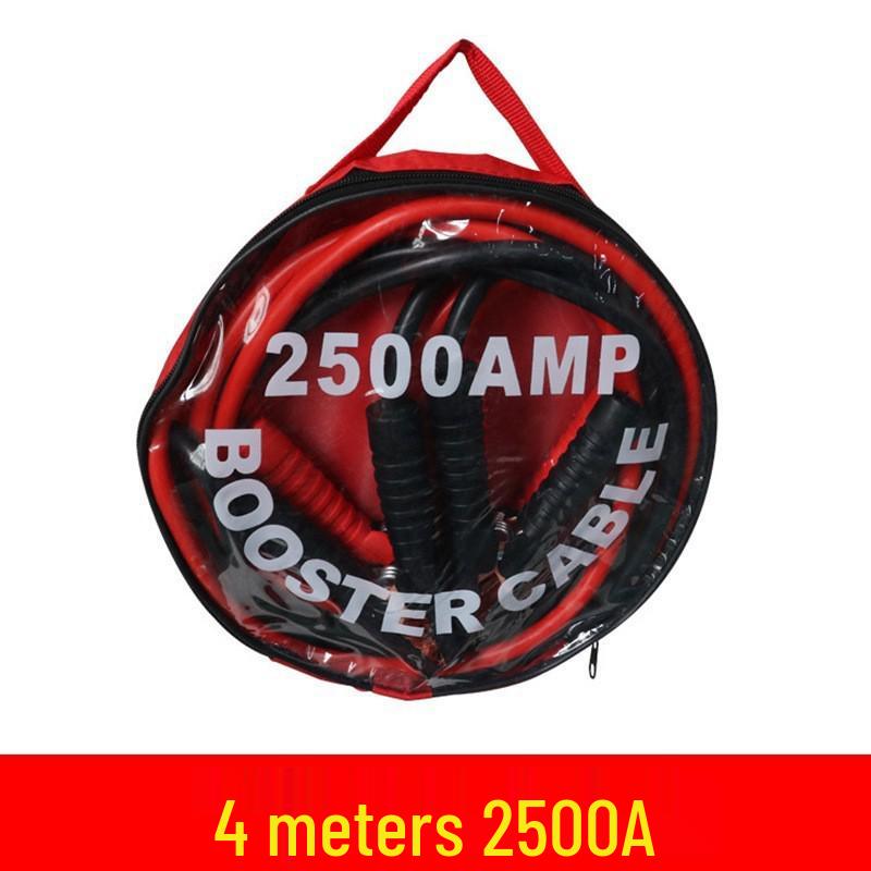 Thickened Car Battery Jumper Cables with Crocodile Clips for Emergencies