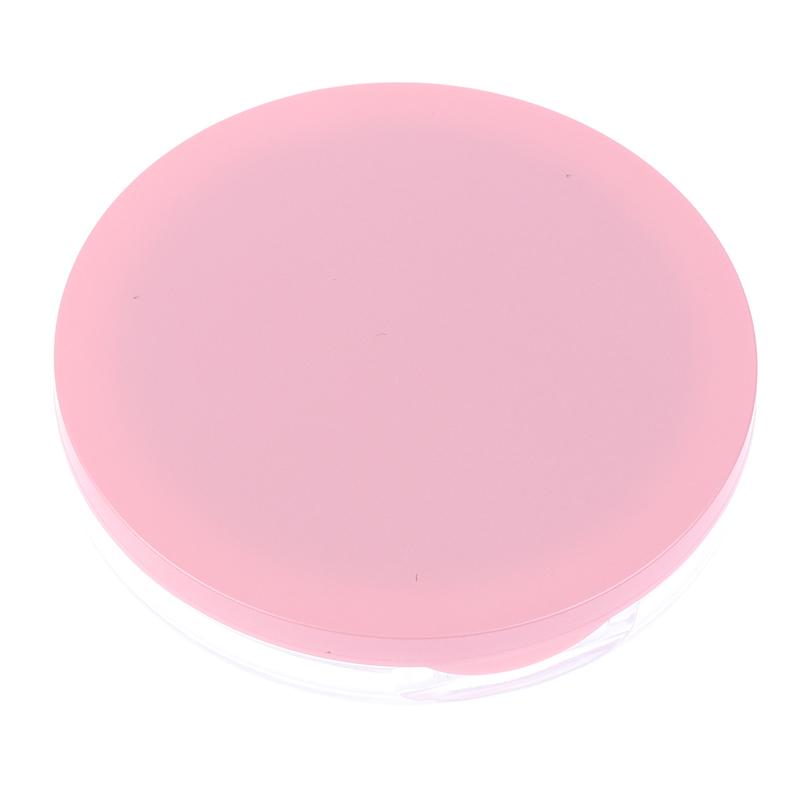 5G Gjenbrukbar Plast Tom Powder Case Bærbar Gjør det selv Tom Makeup Container Løs pulver Kompakt etui med speil og nettsikt