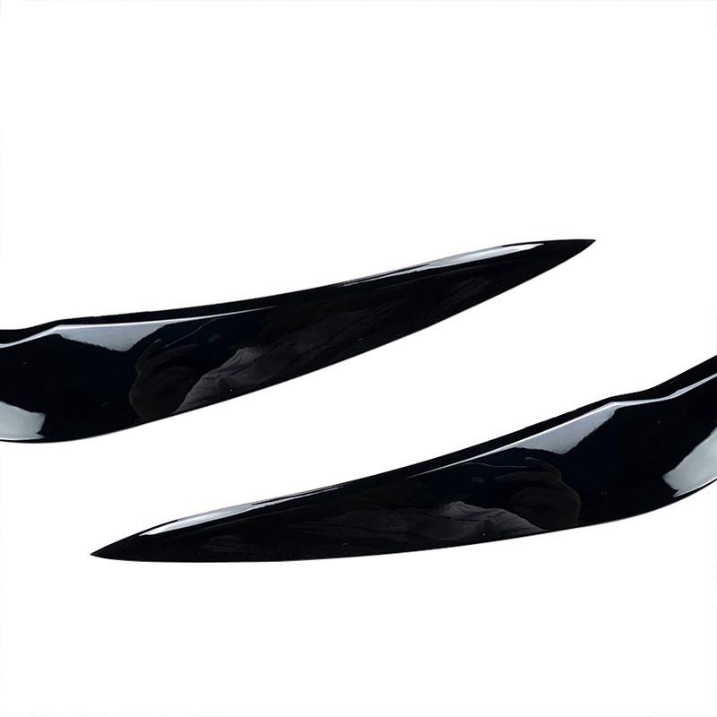 2 buc ABS Negru Lucios Far Auto Sprâncene Răutăcioase Pleoape Acoperire pentru BMW Seria 1 F20 F21 2015-2019 Autocolante