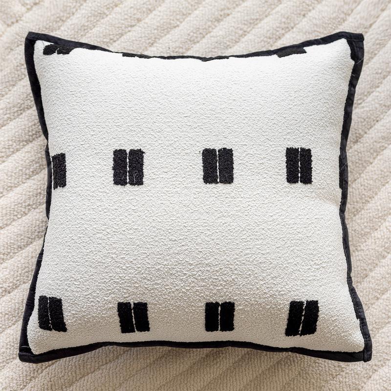 Classic Bamboo Luxury Chenille Jacquard Throw Pillowcase Decorative Cushion Cover 45x45cm Medieval Style Home Deco