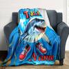 Customiz Name Personality Italian Brainrot Animal  Blanket Soft &Warm Sofa Office Bed Travel Lunch Break Blanket, Gift Suitable All Seasons