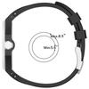 Lemi Weiches Silikon Luxus Mode Smartwatch Armband 41mm Dornschließe Kreisförmiges Schlaufendesign Atmungsaktiv Sport Ersatz Handgelenk