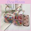 Mini Heart Fairy Bag With Handwoven Beaded Design For Summer Fashion Accessories