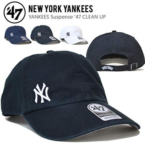 47BRAND Yankees Suspense 47 Clean Up One Size Cap, White,