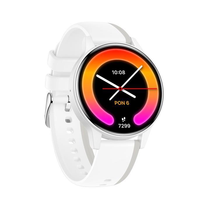 Montre Connectée Sportive - FOREVER - iGo Watch 4 - Blanc - AMOLED 1,28" - Bluetooth V5.3